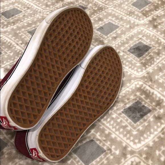 Red / Maroon Vans - Picture 2 of 2